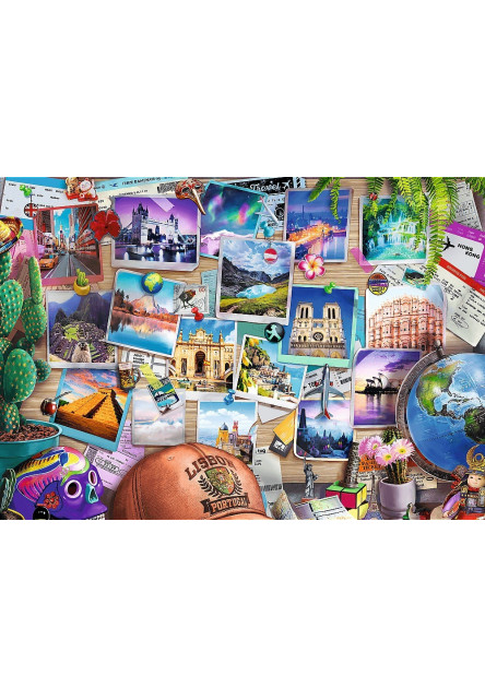 Trefl Puzzle 500 Premium Plus Tea Time: Spomienky z ciest