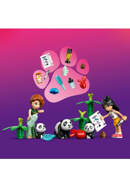 Starostlivosť o zvieratká v útulku pre pandy