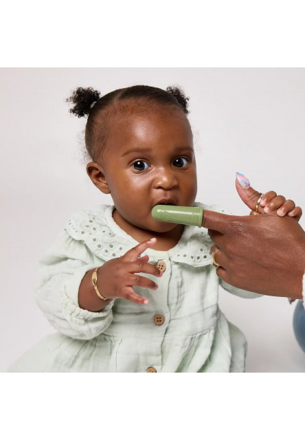 štartovací set na prerezávanie zúbkov - olive