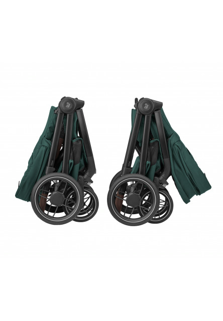 Oxford kočárek Essential Green + korbička Sense Twillic Green