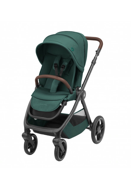 Oxford kočárek Essential Green + korbička Sense Twillic Green