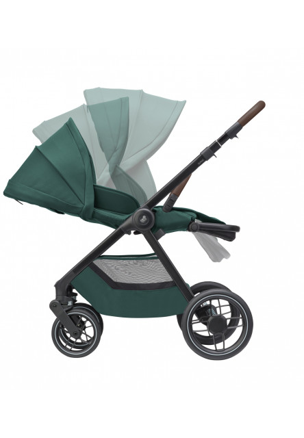 Oxford kočárek Essential Green + korbička Sense Twillic Green