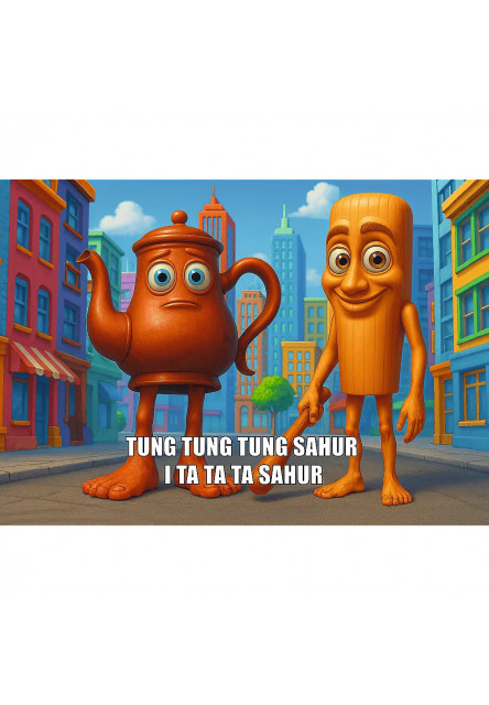 Trefl Puzzle 200 ks BrainRots, Tung Tung Sahur