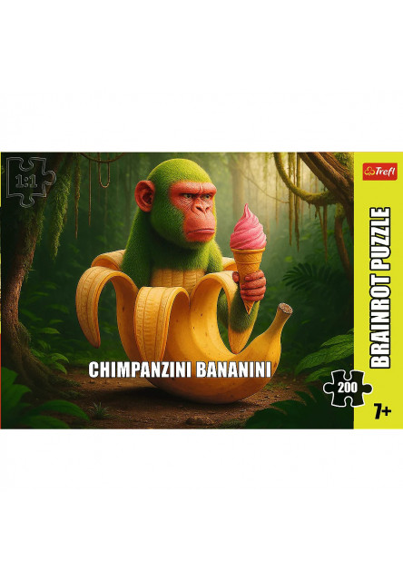 Trefl Puzzle 200 ks BrainRots, Chimpanzini Bananini