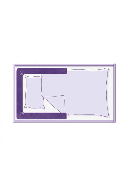 Copánkový mantinel Signature Taupe & Mint 180 cm