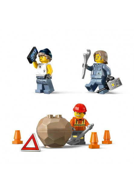 Výkonné záchranné odťahové vozidlo so žeriavom