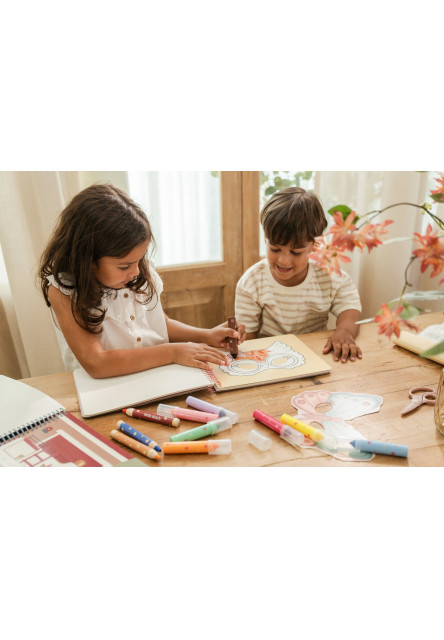 Kniha s vystřihovacími maskami Rosa