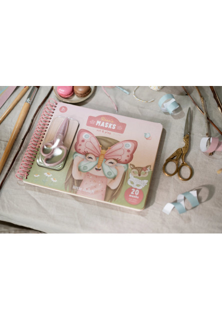 Kniha s vystřihovacími maskami Rosa