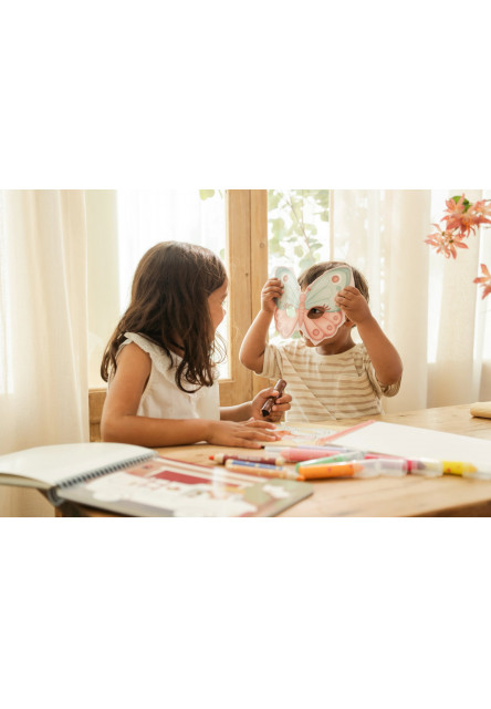 Kniha s vystřihovacími maskami Rosa