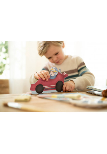 Kniha s vystřihovacími auty Jim