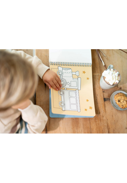 Kniha s vystřihovacími auty Jim