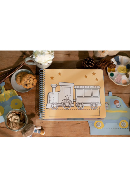 Kniha s vystřihovacími auty Jim