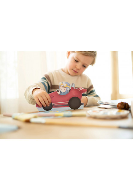 Kniha s vystřihovacími auty Jim