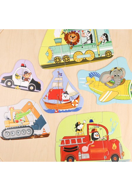 První puzzle Doprava 6v1