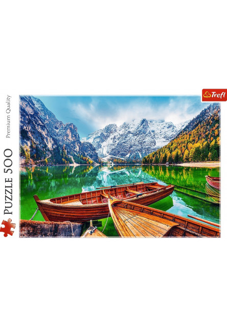 Trefl Puzzle Jazero Braies, Taliansko 500 dielikov