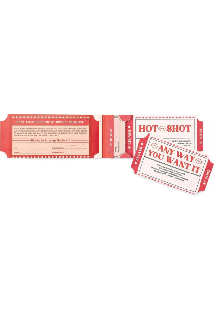 Súprava darčekových voucherov Legami Book Of 24 Vouchers - Sex Vouchers - En - Spicy