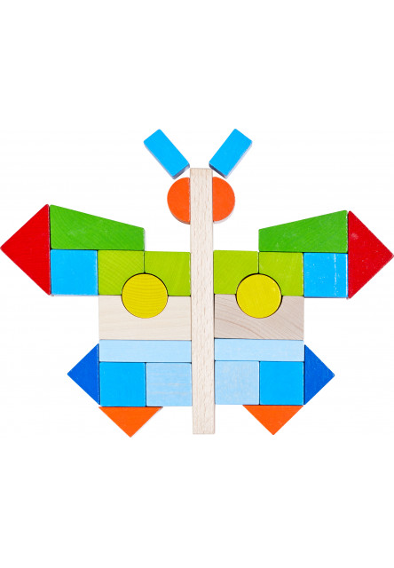 Moje prvé stavebné kocky Farebné