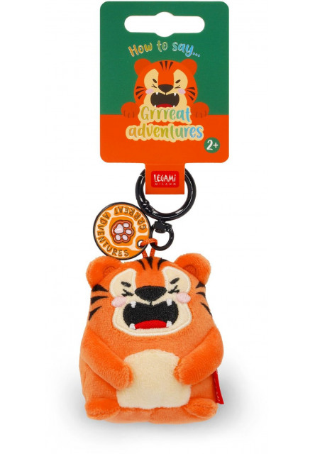Plyšový prívesok na kľúče Legami Super Soft! - Tiny Tiger