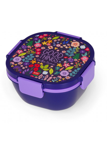 Desiatový box Legami 1700 ml - Kvety