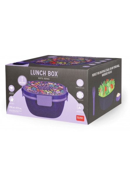 Desiatový box Legami 1700 ml - Kvety