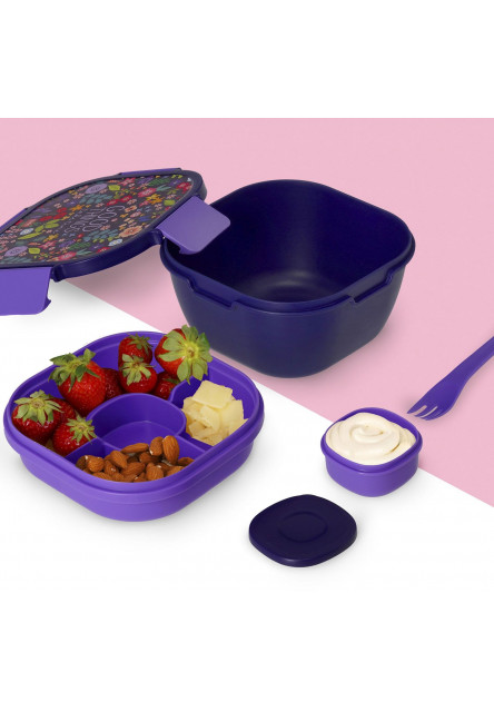 Desiatový box Legami 1700 ml - Kvety