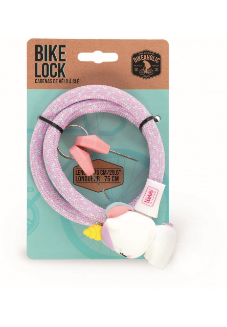 Zámok na bicykel Legami Bike Lock With Key - Bike Lock - Unicorn