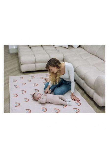 Free2Play Pěnová hrací podložka Puzzle 6 ks Rainbow