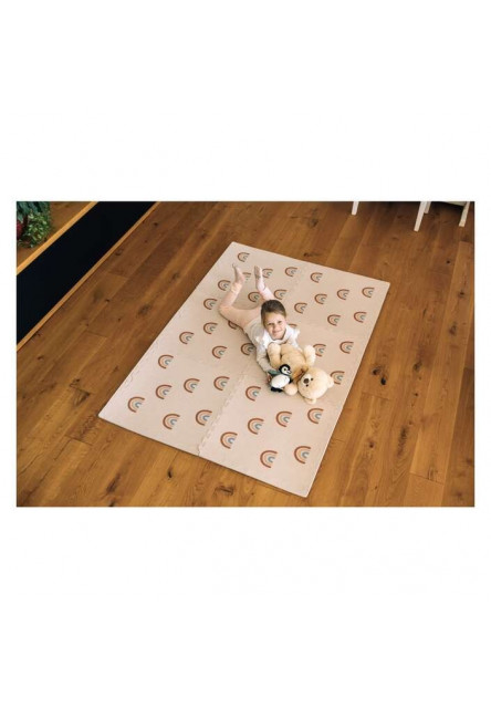 Free2Play Pěnová hrací podložka Puzzle 6 ks Rainbow