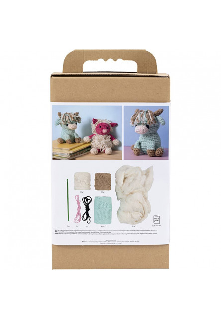Sada na háčkování Amigurumi kravička