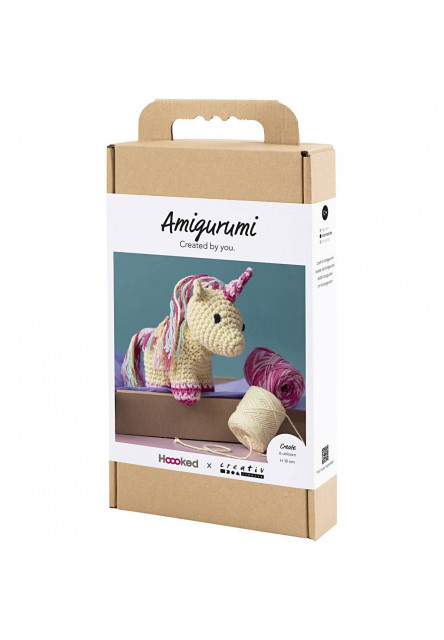 Sada na háčkování Amigurumi jednorožec