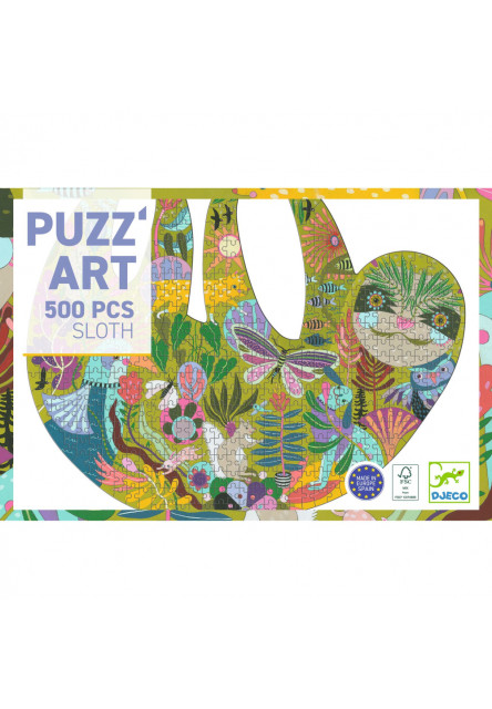 Umelecké puzzle: Leňochod (500 dielikov)