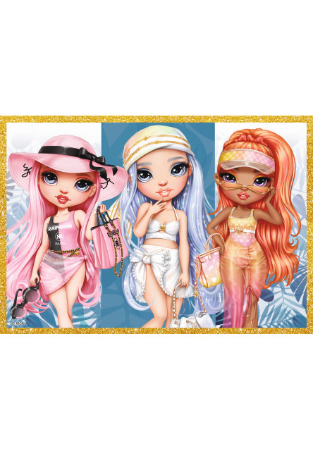 Trefl Puzzle 10v1 - Kolekcia módnych bábik / MGA Rainbow high