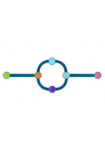 Překážková dráha se stupínky hudební Balance & Groove