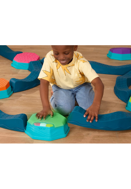 Překážková dráha se stupínky hudební Balance & Groove