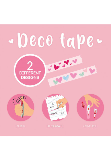 Dekoračná páska Legami Decoration Tape Pen - Deco Tape - Heart