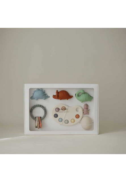 Darčekový set hračiek mushie - dino dreams