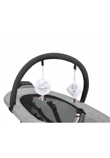 Houpací lehátko elektrické Zazu Grey