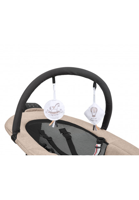 Houpací lehátko elektrické Zazu Beige