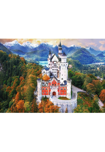 Trefl Puzzle 1000 Premium Plus - Foto Odysea: Zámok Neuschwanstein, Nemecko