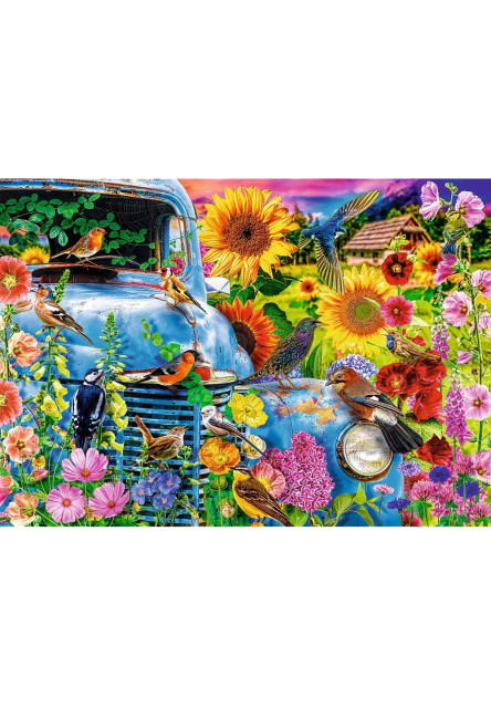 Trefl Puzzle 1000 Premium Plus Quality Tea Time Vidiecka idyla: Spievajúce vtáky