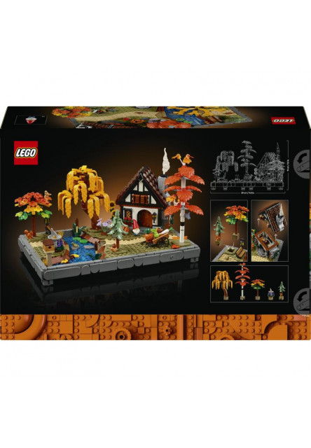 Chata a jesenná záhrada