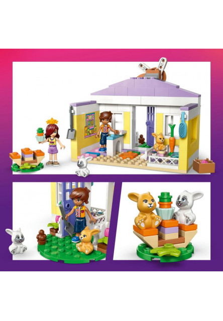 Hotel pre zajačikov v mestečku Heartlake