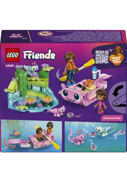 Dobrodružný čln s axolotlami