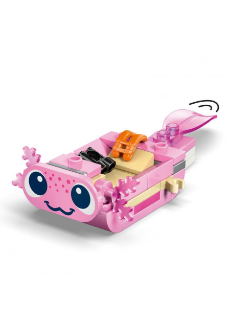 Dobrodružný čln s axolotlami