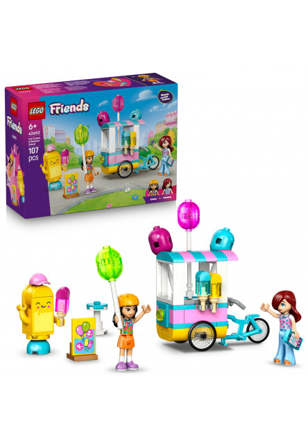 Stánok so zmrzlinou a balónmi