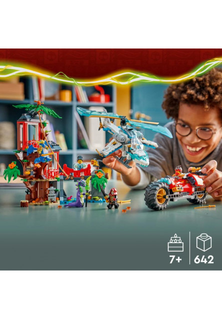 Súboj nindža vozidiel a domček na strome