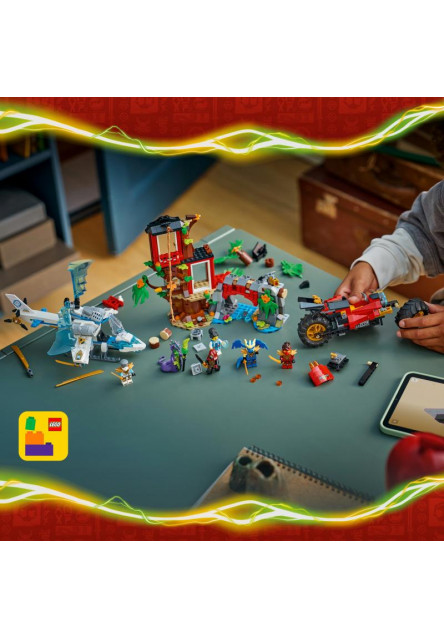 Súboj nindža vozidiel a domček na strome