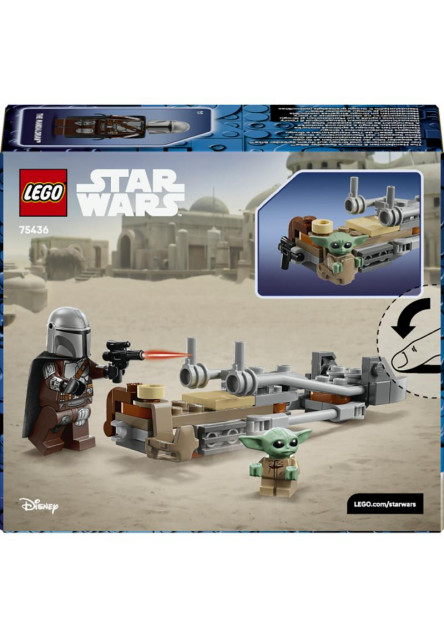 Mandalorian, Grogu a spídrová motorka