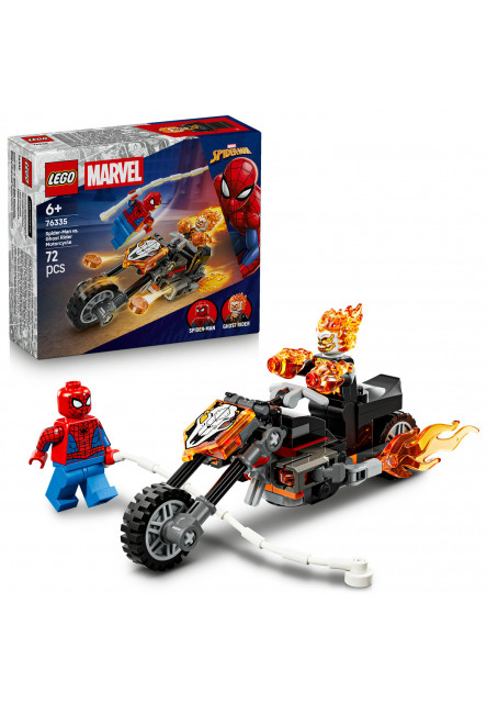 Spider-Man vs. Ghost Rider na motorke