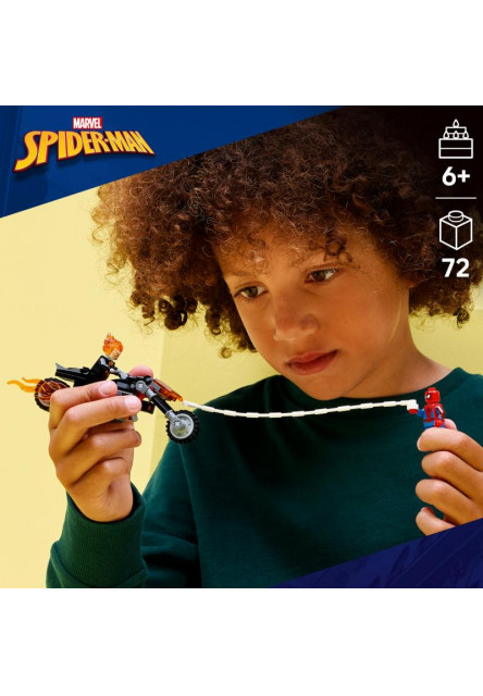 Spider-Man vs. Ghost Rider na motorke